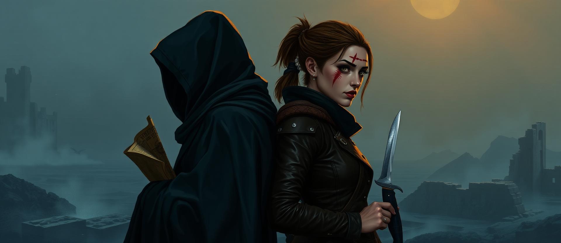 Veil of Ashes key art featuring the cast