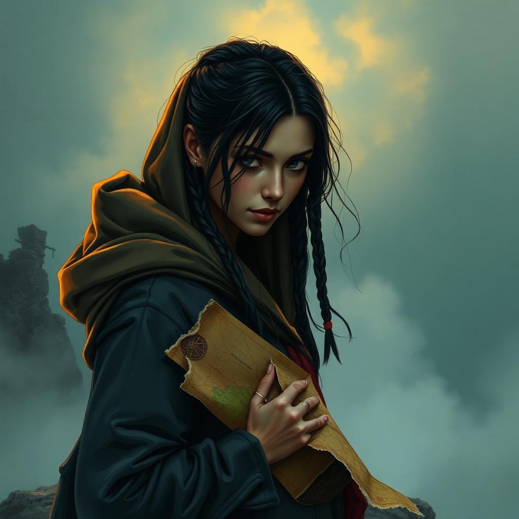 Veil of Ashes — cover art featuring Iyari